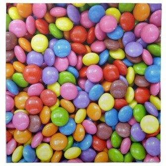 Smarties Background Napkin