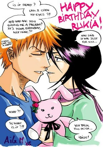 Bleach Wallpaper Ichigo And Rukia Happy BirtHDay