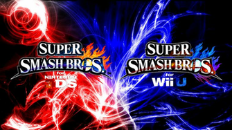 Super Smash Bros Wii U 3ds Logo Wallpaper By Thewolfbunny On