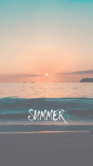 Caption Embrace The Warmth Of Summer Nights Wallpaper