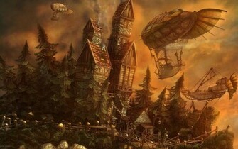Digital Art Fantasy Scenery Desktop Wallpaper Nr