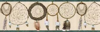 Details About Indian Dream Catcher Wallpaper Border El49037b