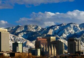 Salt Lake City Photograph Utah Skyline By Image