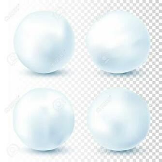 Snowball Isolated On Transparent Background Snowballs Collection