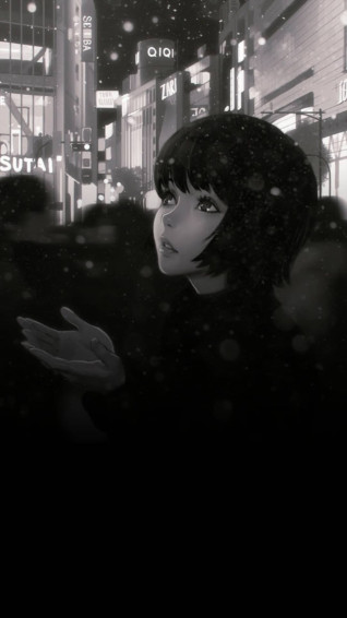 Dark Anime Girl Wallpaper