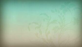 Blue To Light Tan Overlaid With Floral Elements And Even Some