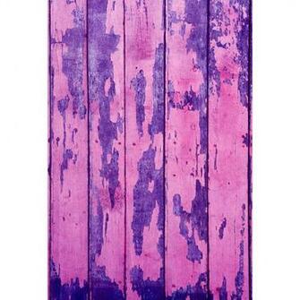 Dark Orchid Purple Wood Planks Timber Wall Custom Photo