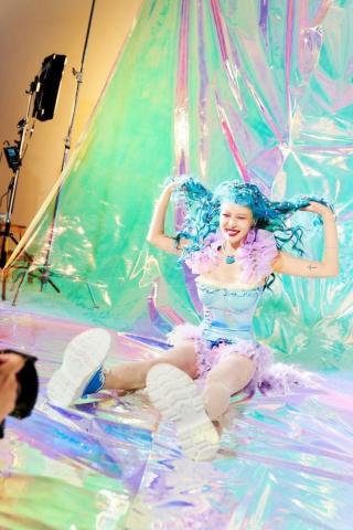Hyuna Ping Pong Behind The Scenes In Scene Photo
