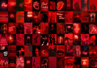 Neon Red Wallpaper