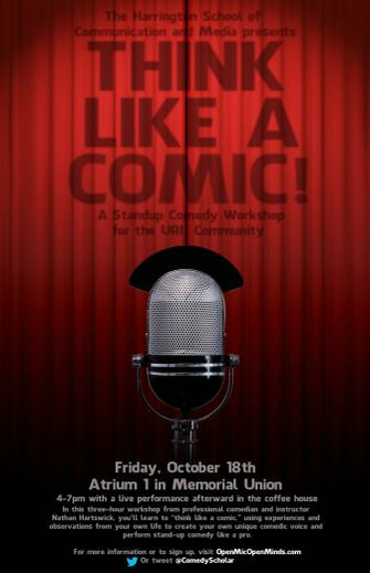 Stand Up Comedy Stage Logo Laughing
