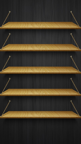 iPhone Shelves Wallpaper Amazing Things