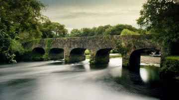 County Kerry Ireland National Park Stone Bridge Gearhameen River