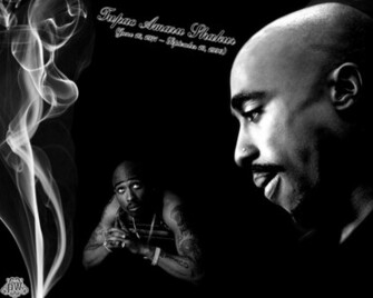 2pac Shakur Rest In Peace Wallpaper