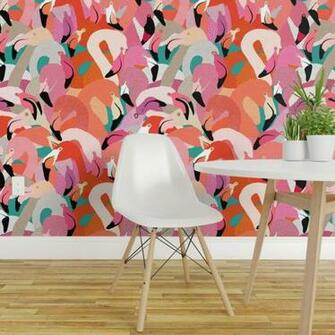 Bay Isle Home Gamble Tropical Wallpaper Panel Wayfair