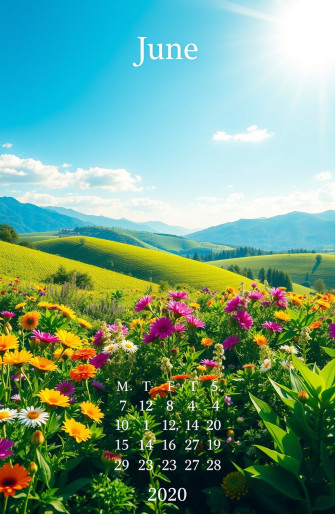 June Calendar Wallpaper