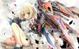 Infinite Stratos Charlotte Dunois Anime Mecha Girl Weapon HD Wallpaper