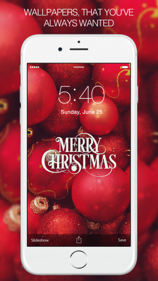 Merry Christmas Image Wallpaper HD Para iPhone