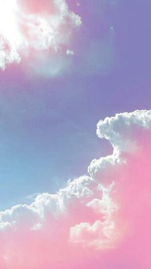 Pink Clouds iPhone Wallpaper