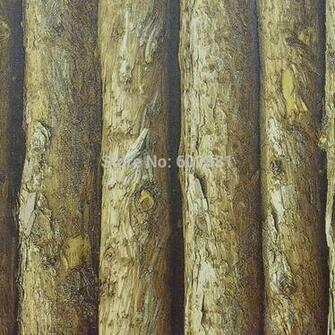 Zebra Wood Tree Vintage Retro