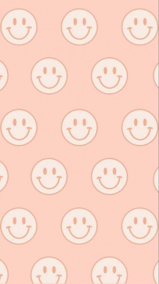 Preppy Smiley Face Background Wallpaper