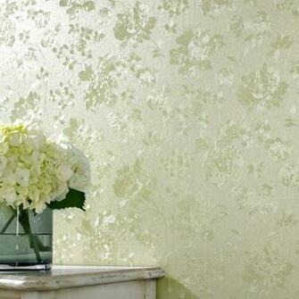 Floral Silk Green Shimmer Wallpaper By Graham And Brown