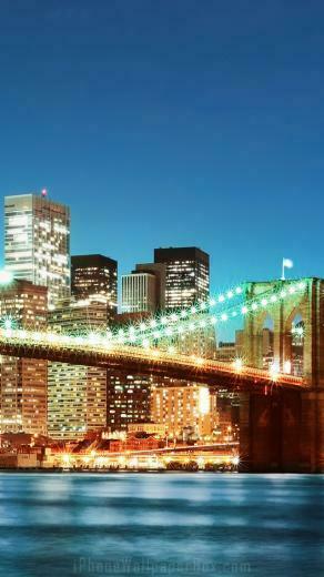 New York Brooklyn Bridge iPhone Wallpaper Ipod