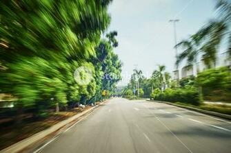 Moving Forward Motion Blur Background Noon Scene Royalty