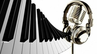 Vector Abstract Music Wallpaper