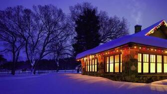Country Christmas Desktop Background HD Wallpaper
