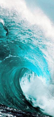 Beach Wave Lockscreen Ocean Background Waves Wallpaper