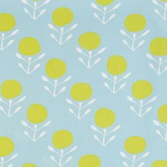 Blossom Wallpaper Aqua Citrine Serena Lily