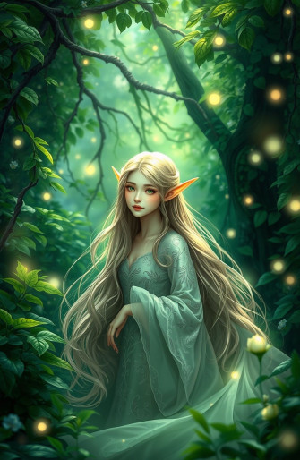 Female Elf Wallpaper