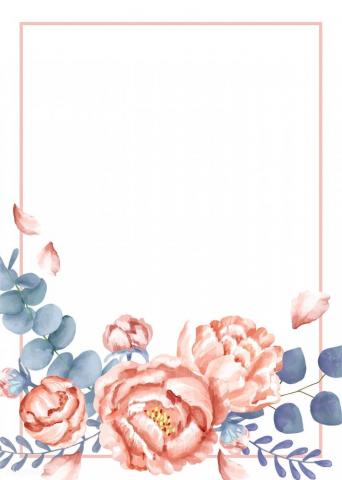 Premium Vector Of Invitation Card With A Floral Theme