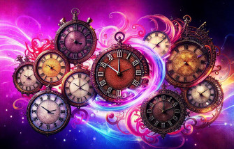 Time Zone Clock Wallpaper