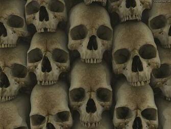 3d Wallpaper Skull Wall