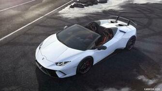 Lamborghini Hurac N Spyder Performante Top HD Wallpaper