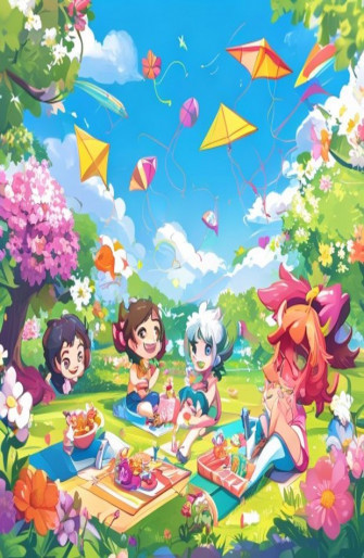 Gacha Life Spring Wallpaper
