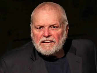 Brian Dennehy On Black Wallpaper