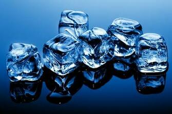 Ice Wallpaper Abstract Cubes Blue Frozen Water
