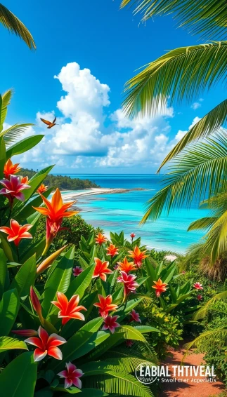 Tropical Nature Phone Wallpaper