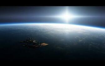 Space Station Wallpaper Stock Photos