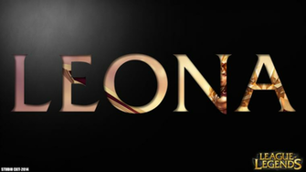 Wallpaper Leona League Of Legends By Black Adrac Star