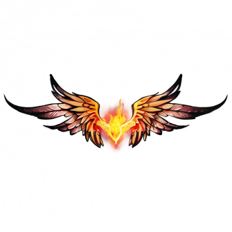 Fire Wings Png Wallpaper