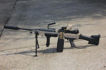 M249 Saw Machine Weapon Gun Military U Wallpaper