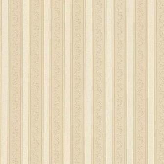 Mirage Kendra Beige Scrolling Stripe Wallpaper Sample 68371sam