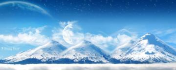 Beautiful Dual Monitors Desktop Wallpaper