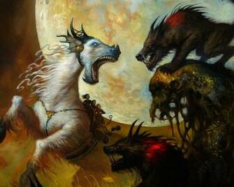 Werewolf Computer Wallpaper Desktop Background Id