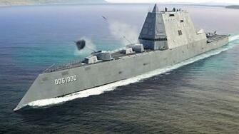 Wallpaper Zumwalt Class Guide Missile Destroyer Ddg Us