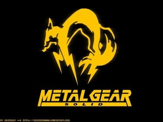 Foxhound Metal Wallpaper Gear Solid