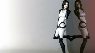 Mass Effect Miranda Lawson Reflection Minimalism Cerberus